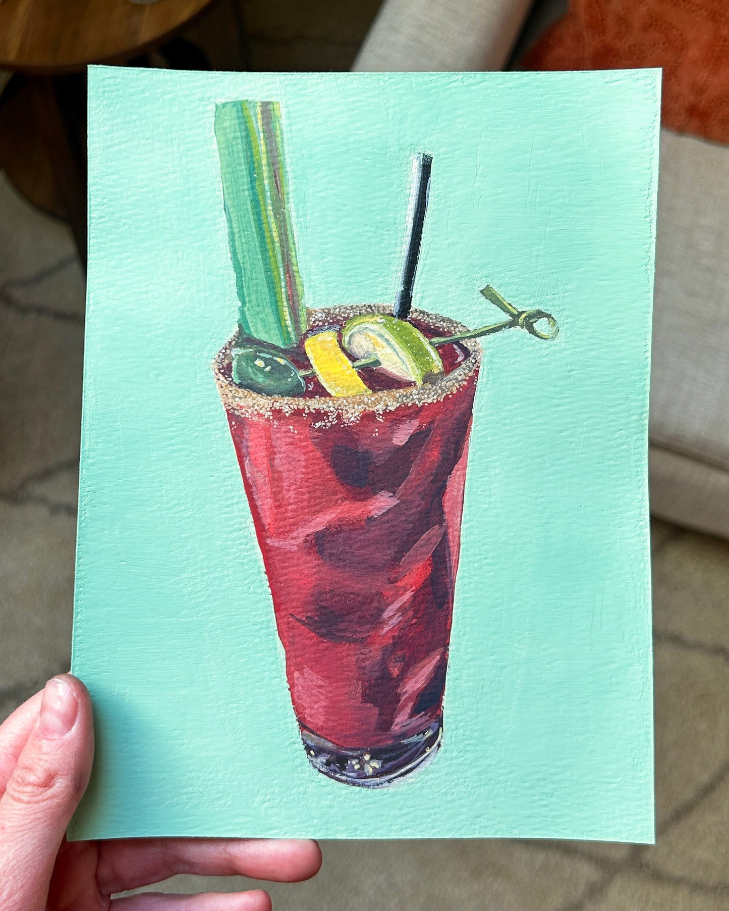 Bloody Mary Original Painting