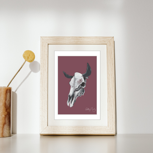 Cowskull 5 x 7 Art Print