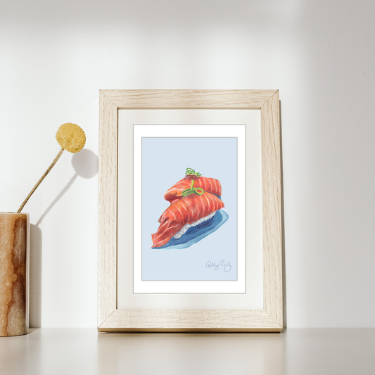Salmon Sushi 5 x 7 Print