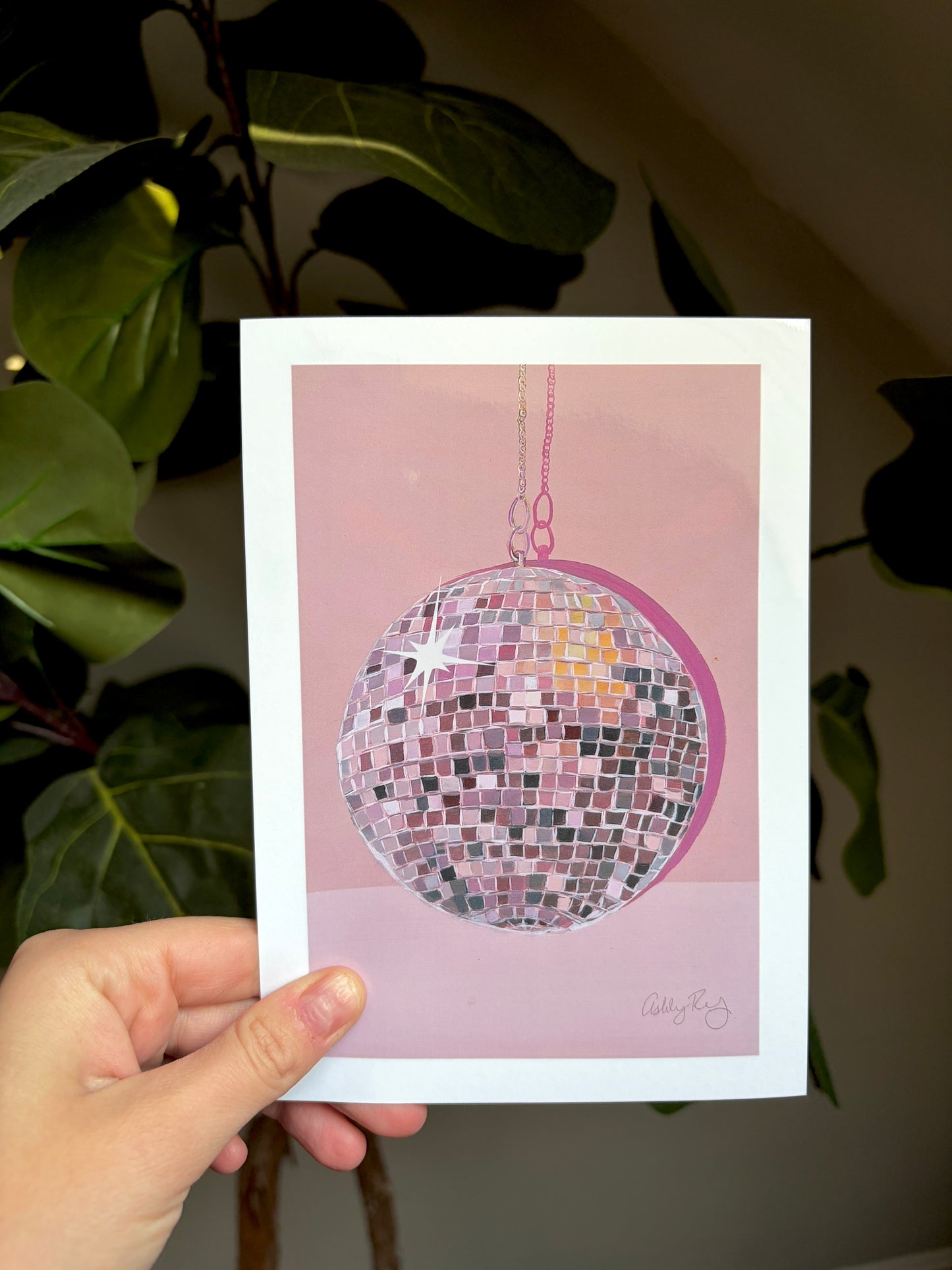 Disco Ball Print