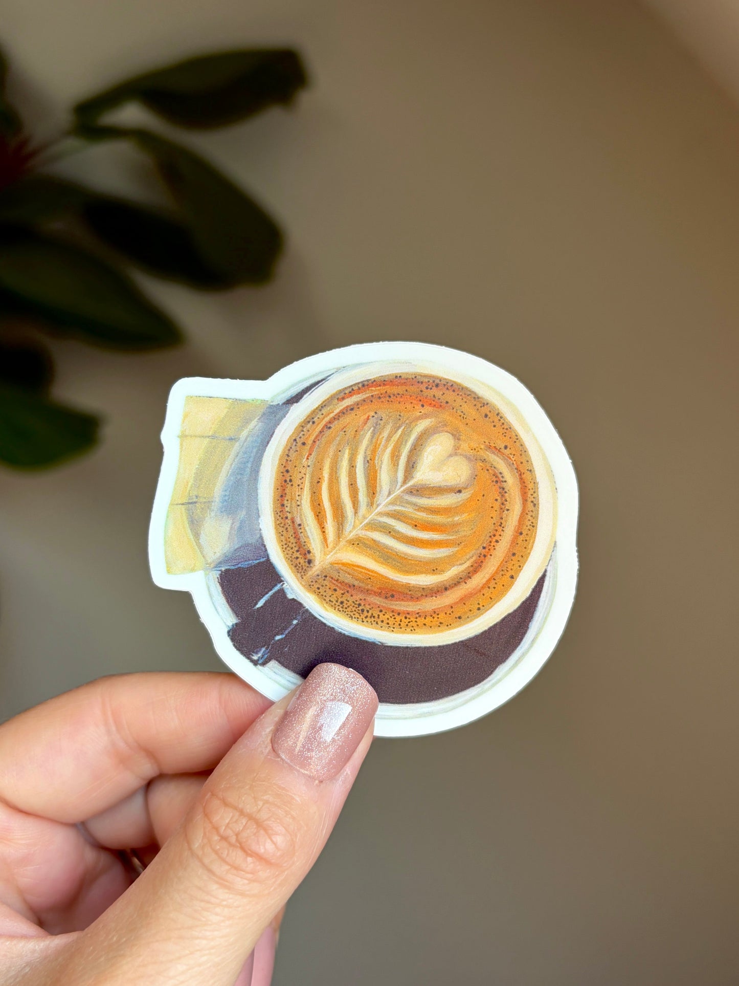 Latte Sticker