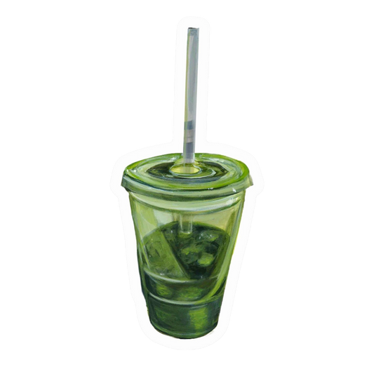Matcha Latte Sticker