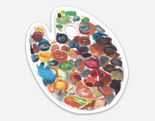 Paint Palette Sticker