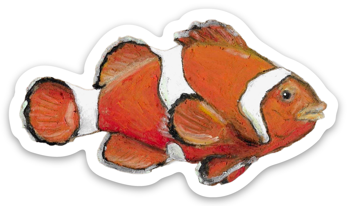 Clownfish Sticker