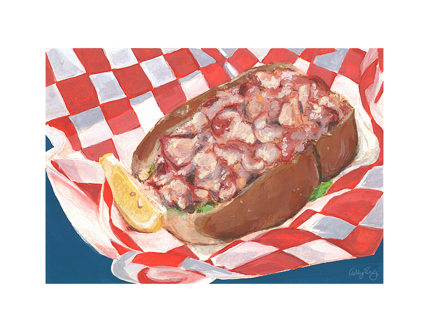 Lobster Roll Postcard