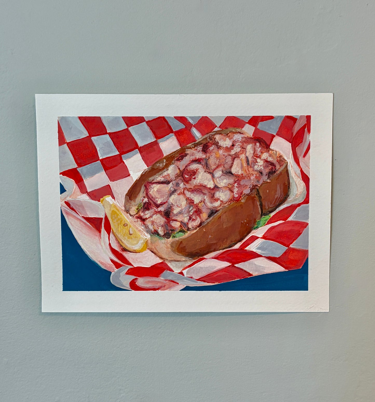 Lobster Roll Original Painting
