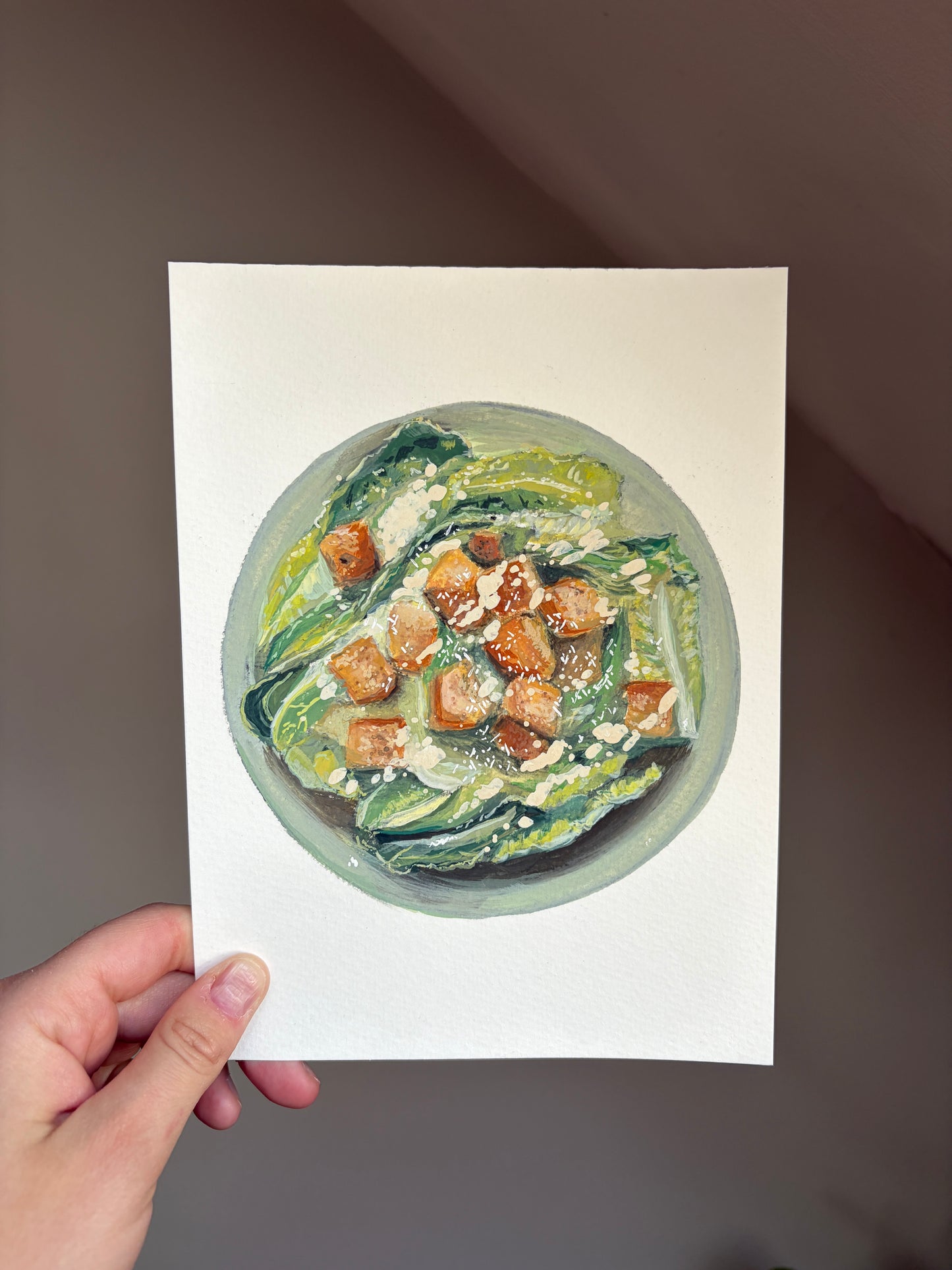 Caesar Salad Original Painting