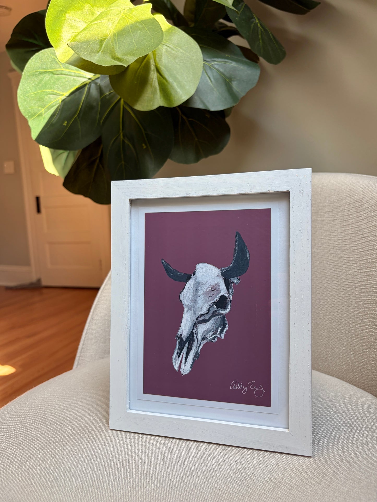 Cowskull 5 x 7 Art Print