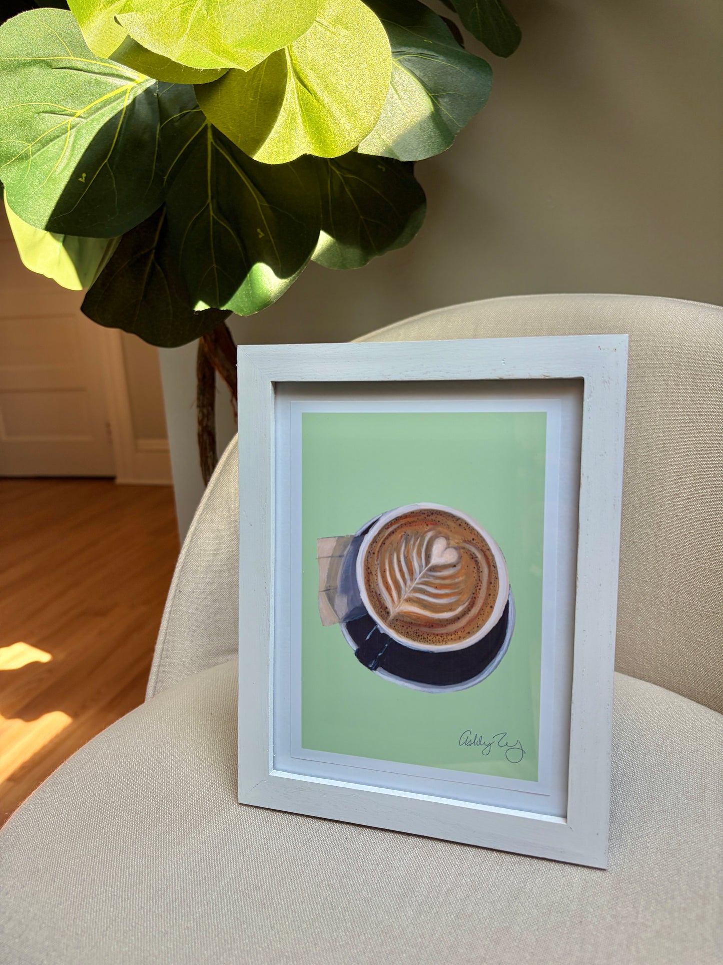 Latte 5 x 7 Print