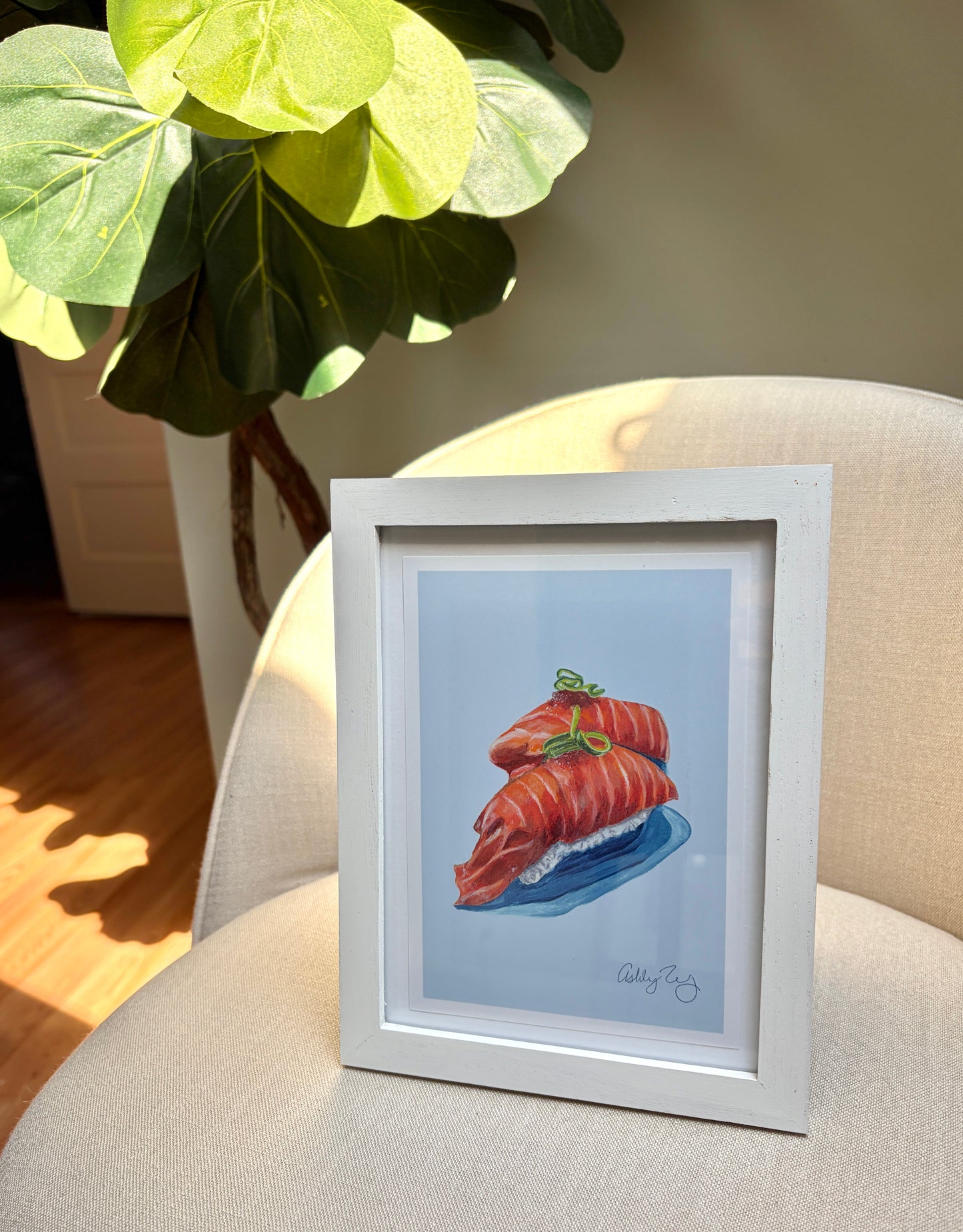 Salmon Sushi 5 x 7 Print