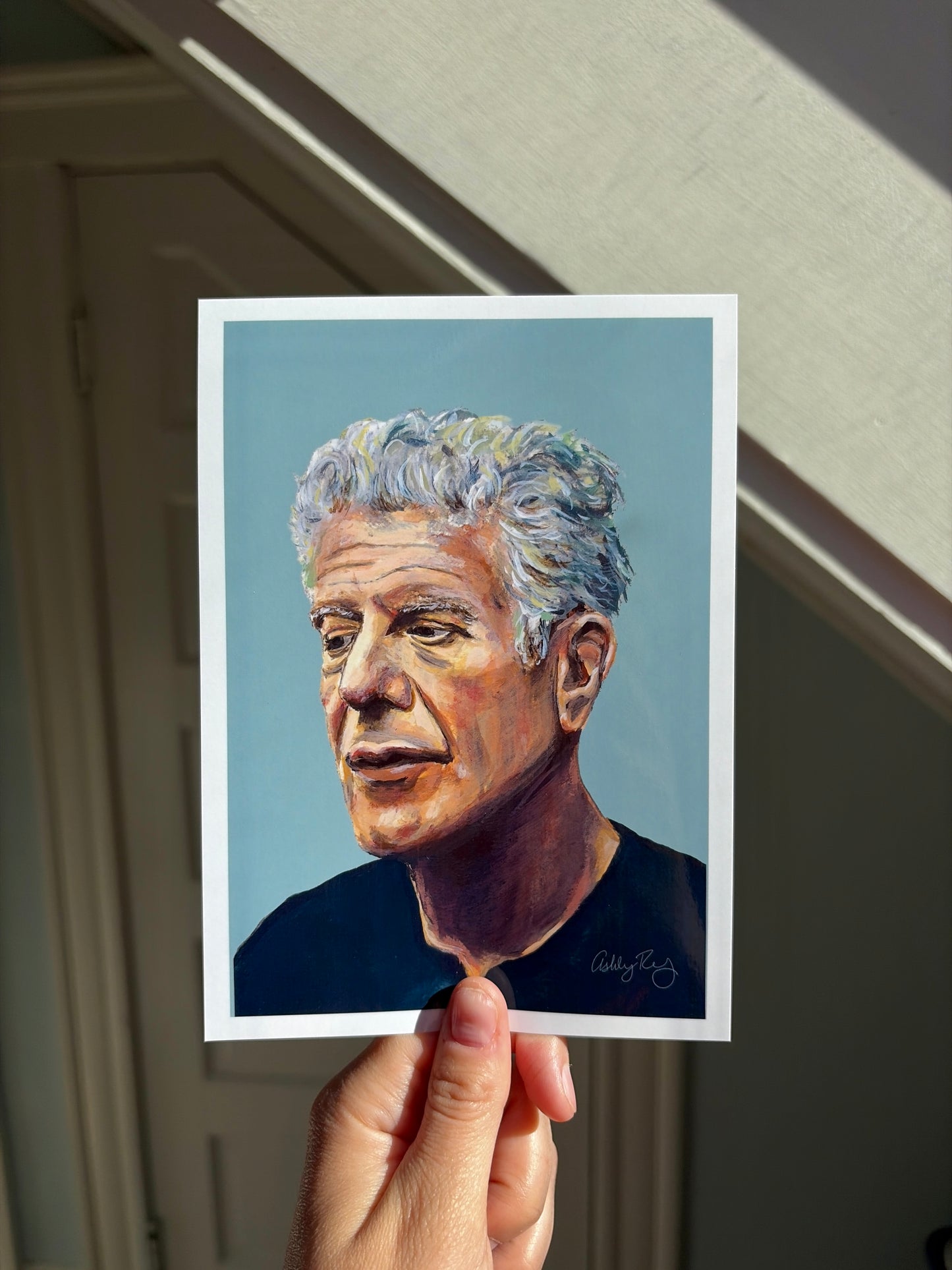 Anthony Bourdain Portrait Print