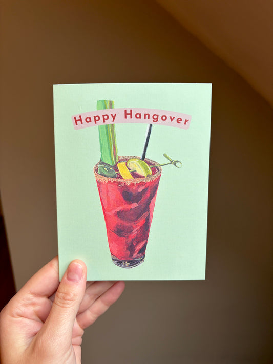 "Happy Hangover" Greeting Card