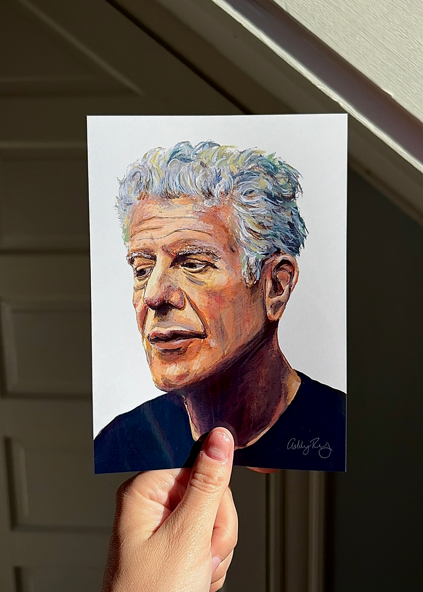 Anthony Bourdain Portrait Print