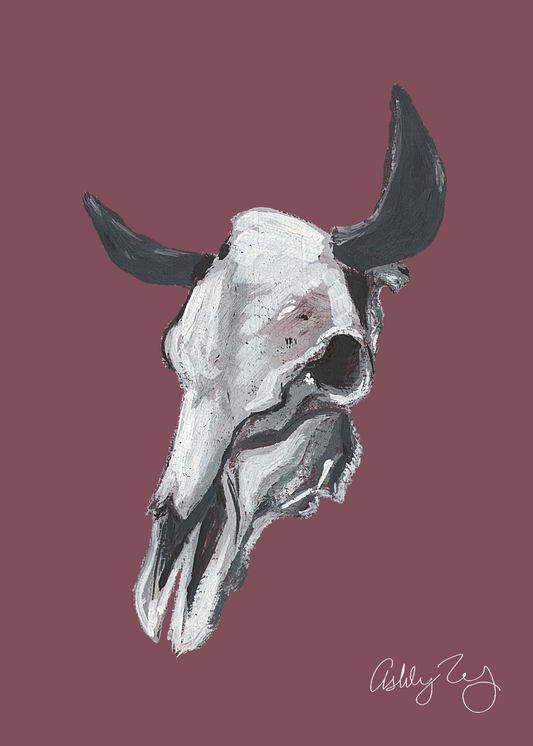 Cowskull 5 x 7 Art Print