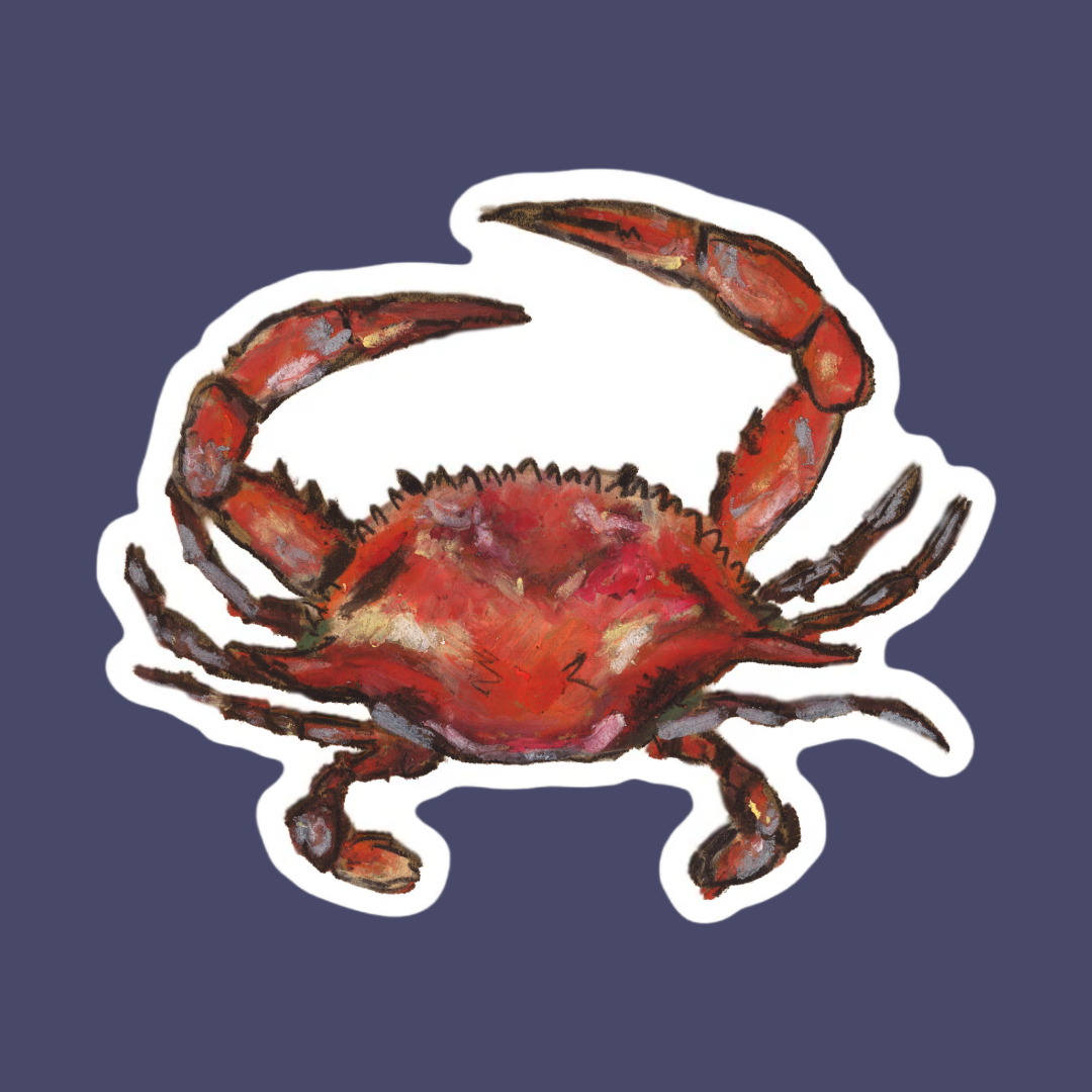 Crab Sticker