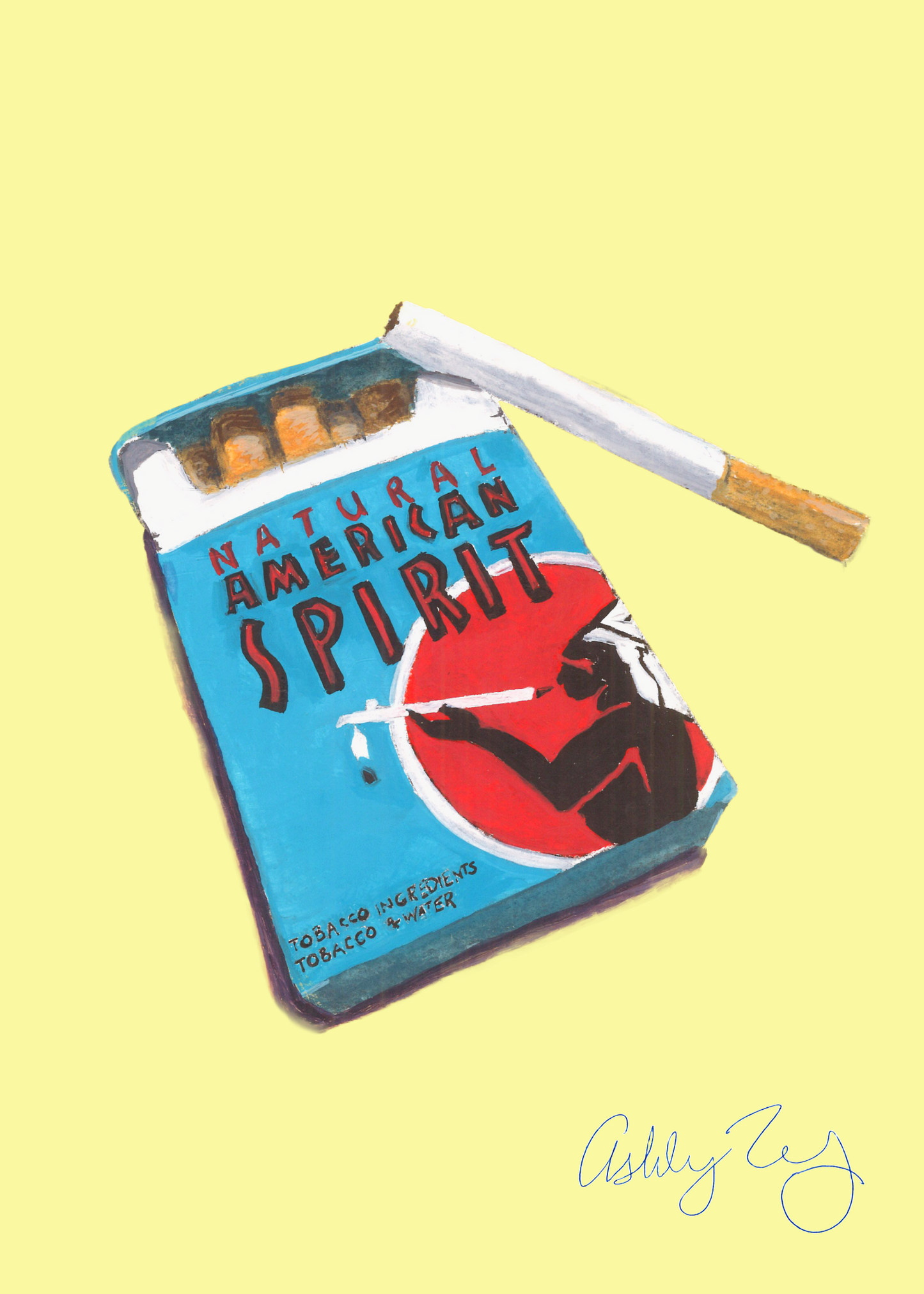 Cigarette 5 x 7 Print