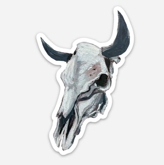 Cow Skull Sticker