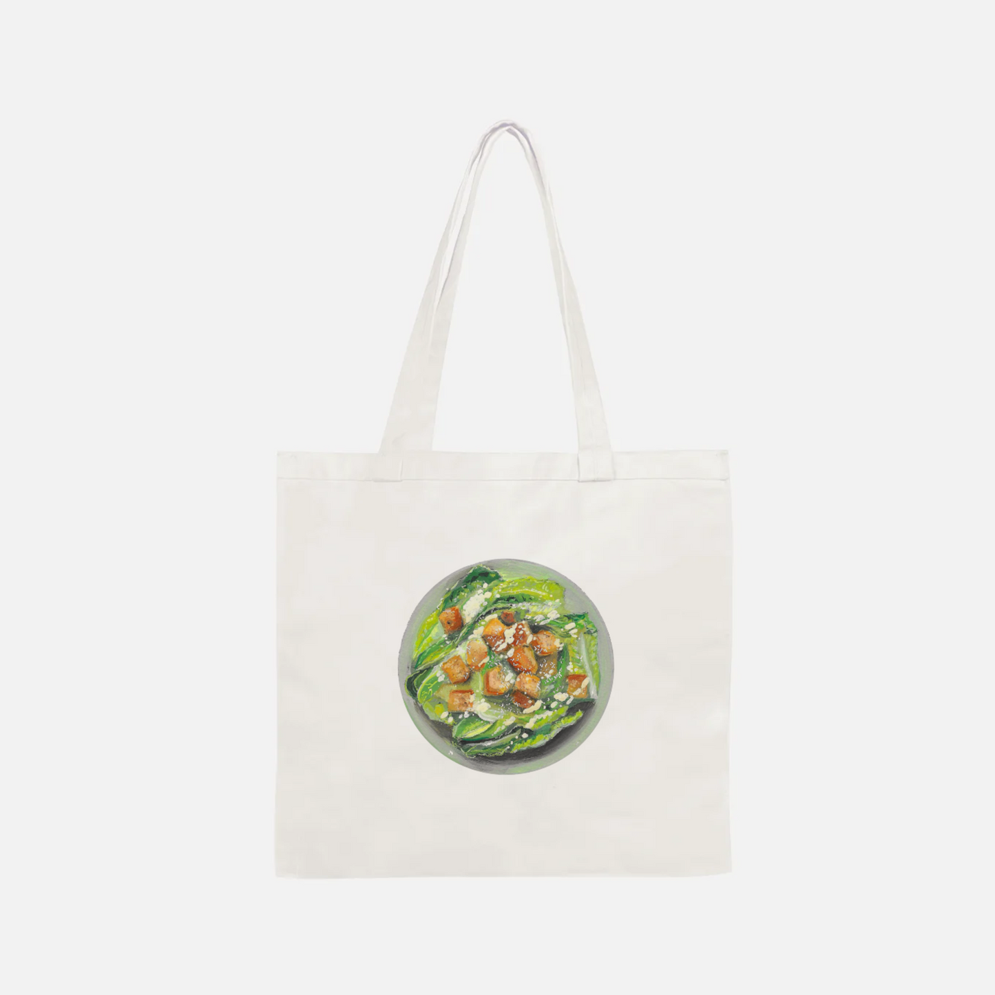 Caesar Salad Cotton Tote Bag