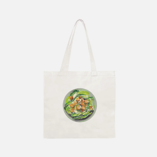 Caesar Salad Cotton Tote Bag
