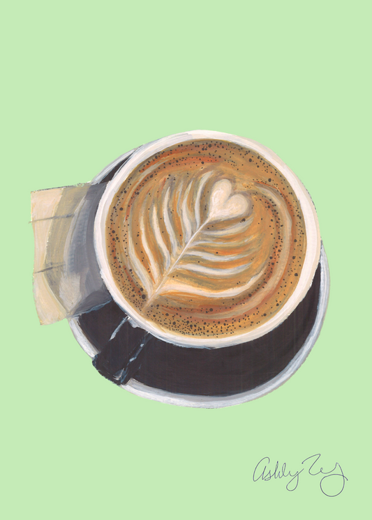 Latte 5 x 7 Print