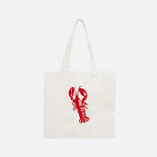 Lobster Cotton Tote Bag