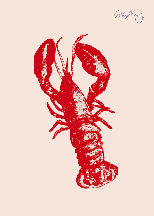Lobster Screenprint Print