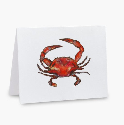 Plain Crab Greeting Card
