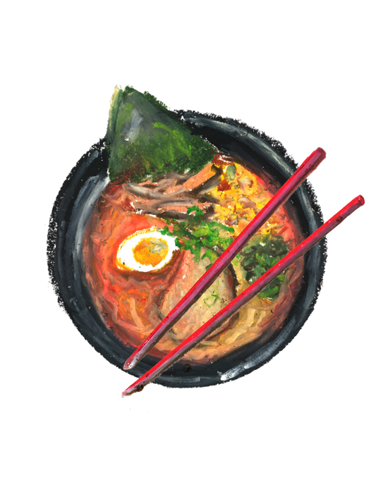 Ramen Acrylic Pins