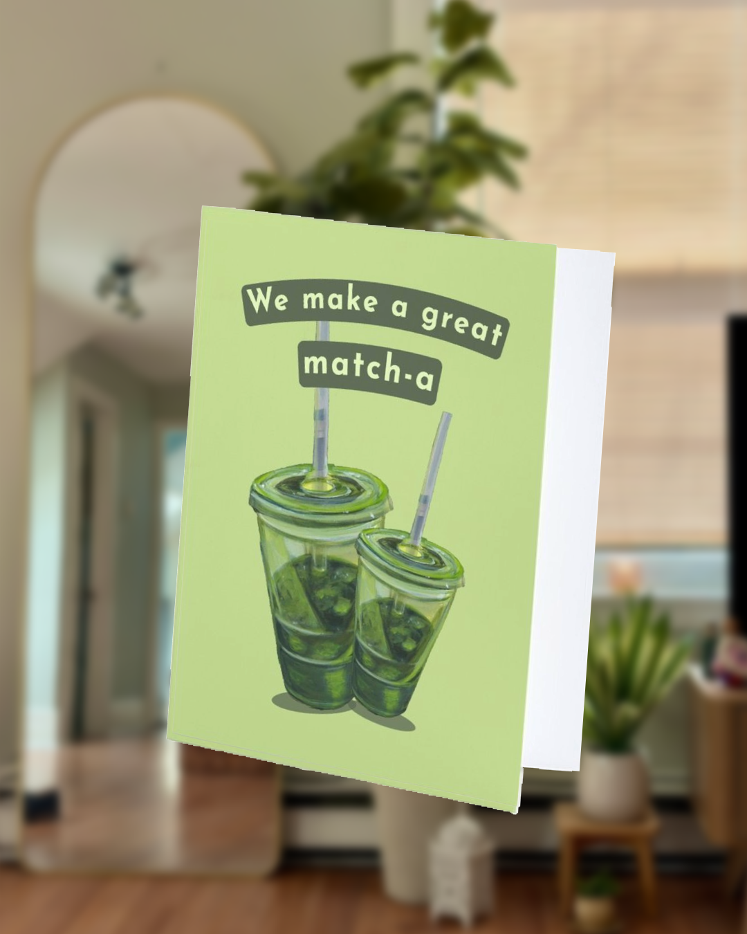 Matcha Greeting Card
