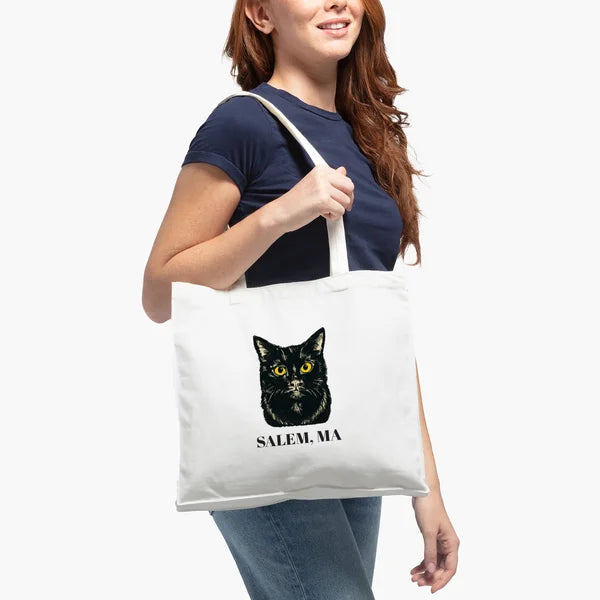 Salem Black Cat Tote Bag