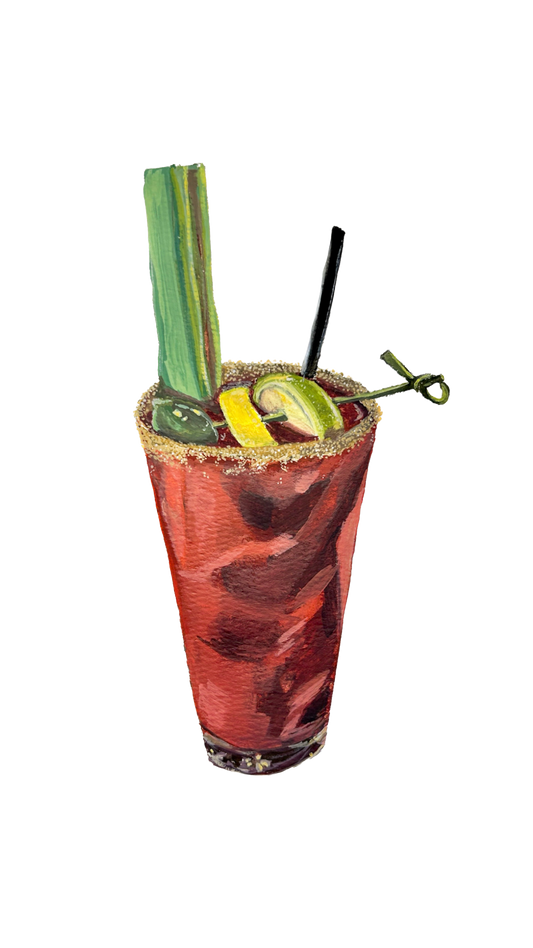 Bloody Mary Acrylic Pins