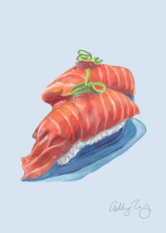 Salmon Sushi 5 x 7 Print